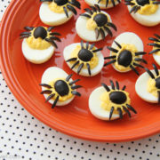 deviled egg spiders